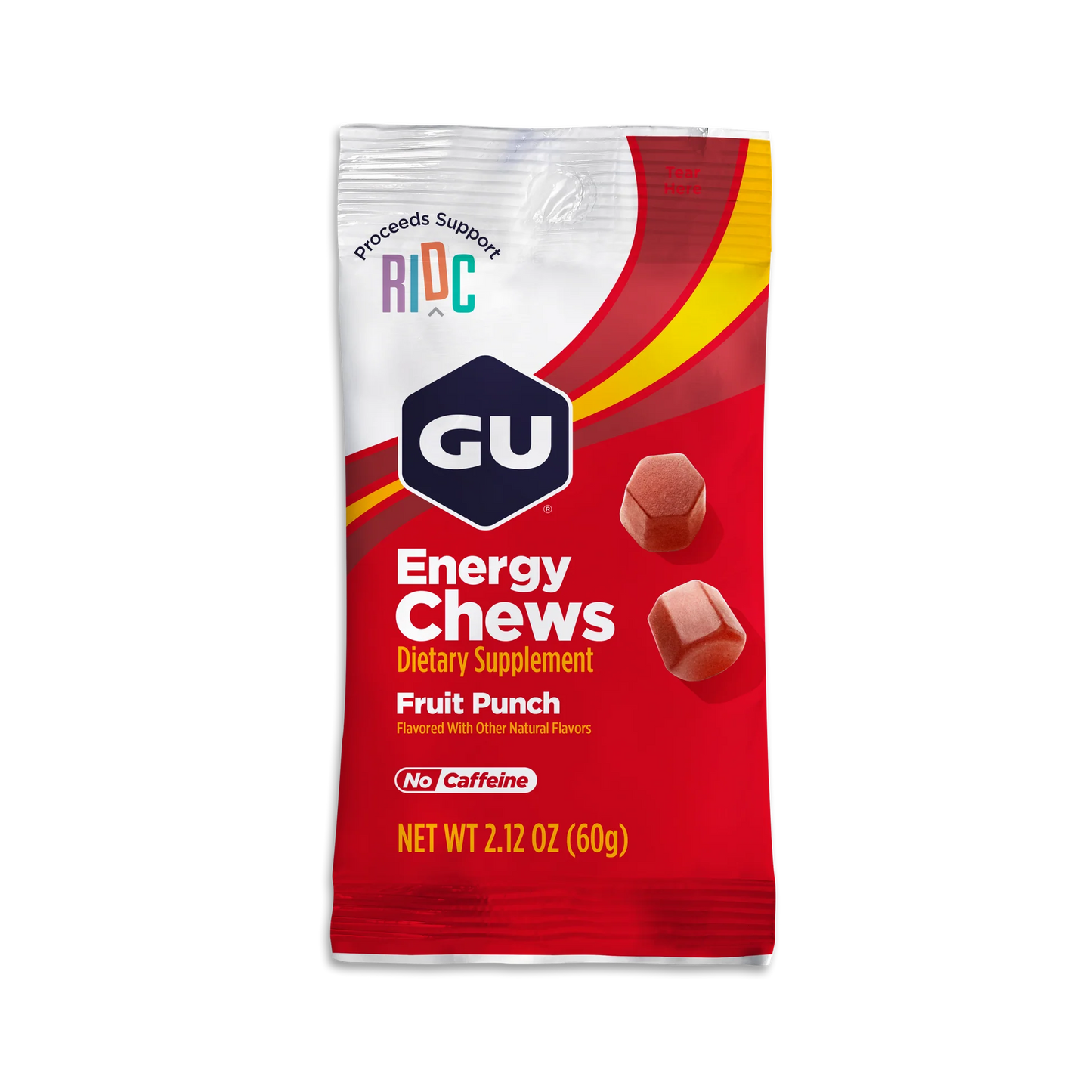GU Chews/Gomitas FRUIT PUNCH