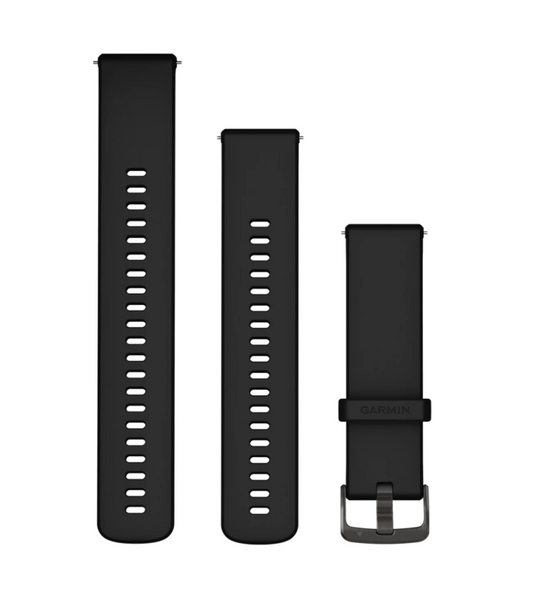 Correa Quick Release (22 mm) Negro con Accesorio Adicional