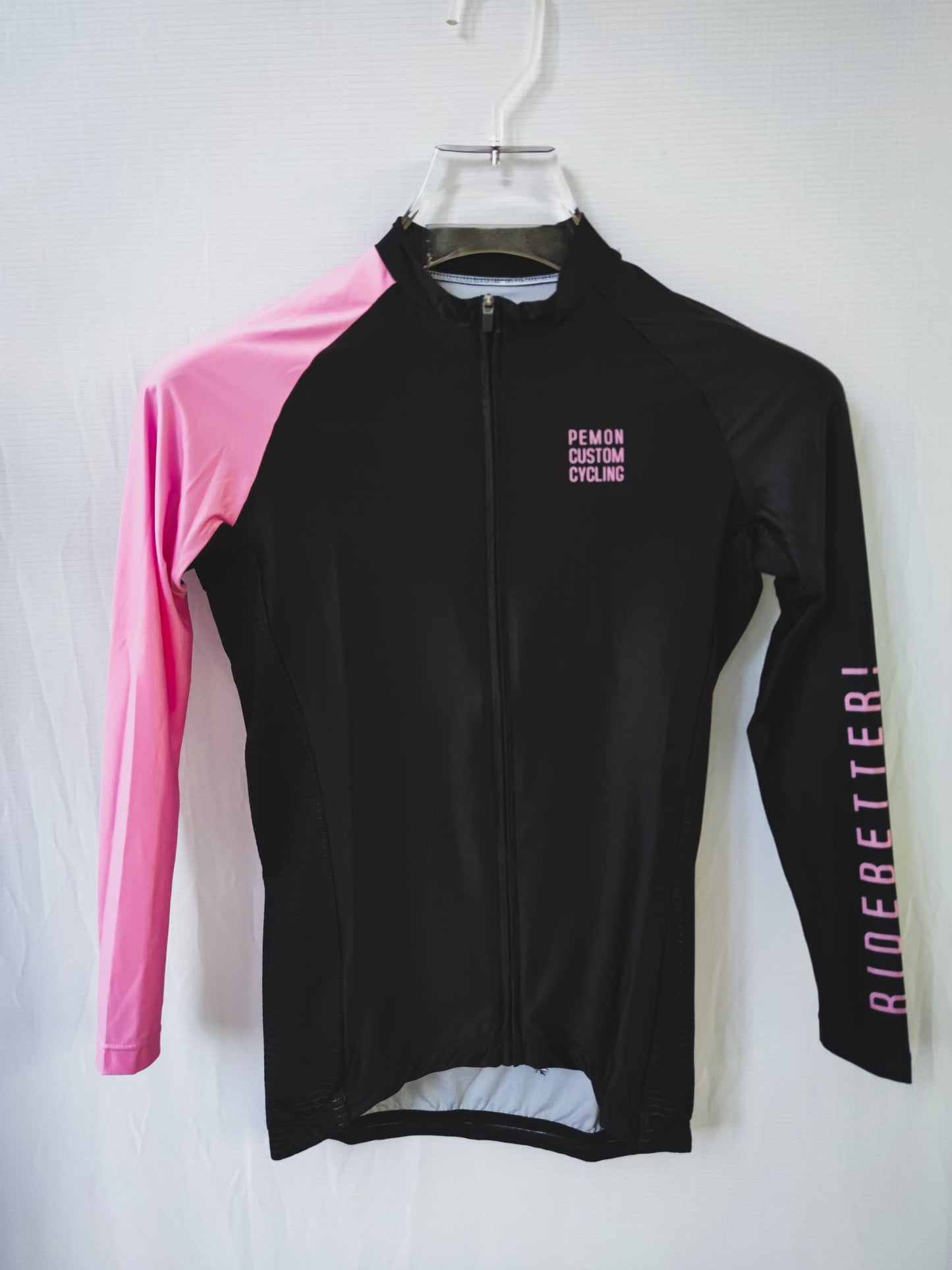 Ride Better! BLACK PINK JERSEY - PEMON CUSTOM CYCLING